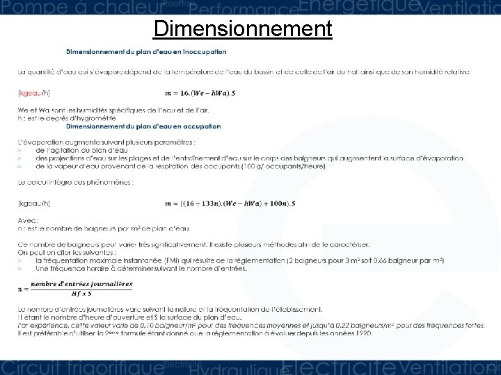 Dimensionnement 