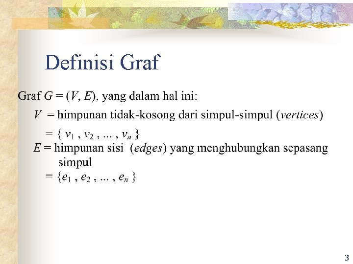 Definisi Graf 3 