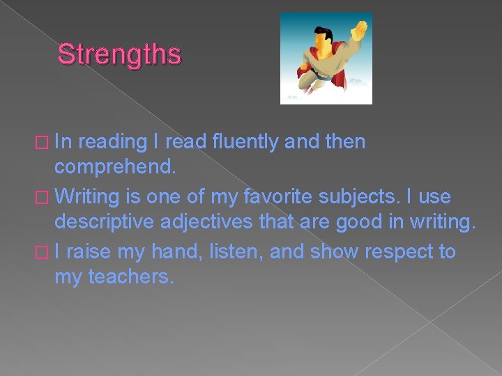 Read Strength My Student Led Conference Power Point By Taylor