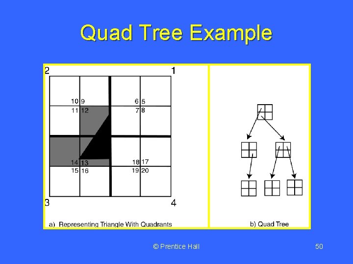 Quad Tree Example © Prentice Hall 50 