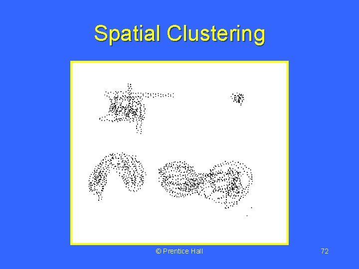 Spatial Clustering © Prentice Hall 72 