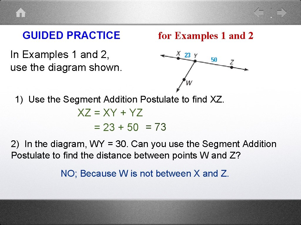 GUIDED PRACTICE for Examples 1 and 2 In Examples 1 and 2, use the