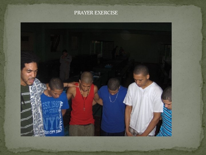 PRAYER EXERCISE 