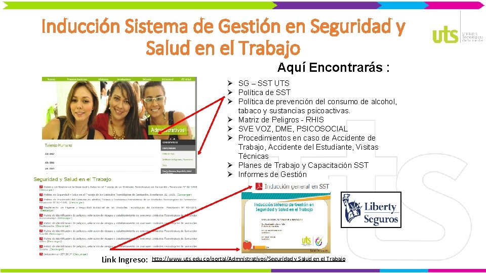 Inducción Sistema de Gestión en Seguridad y Salud en el Trabajo Aquí Encontrarás :