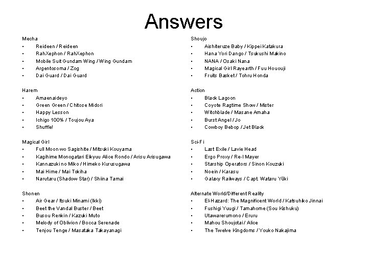 Answers Mecha • Reideen / Reideen • Rah. Xephon / Rah. Xephon • Mobile