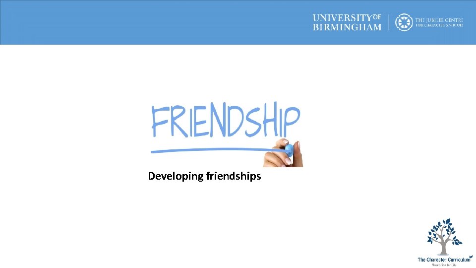 Developing friendships 