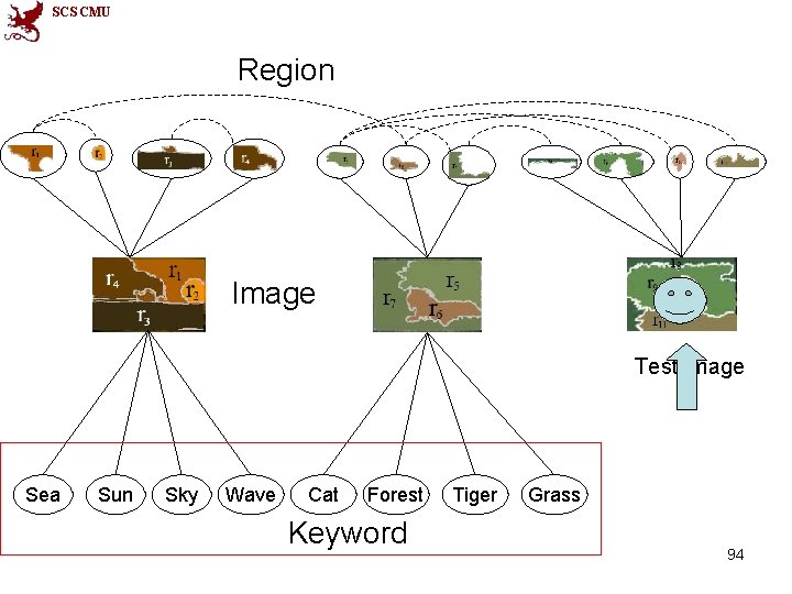 SCS CMU Region Image Test Image Sea Sun Sky Wave Cat Forest Keyword Tiger