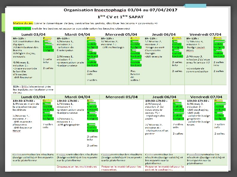 Formation PARIS – 9 Novembre 2016 