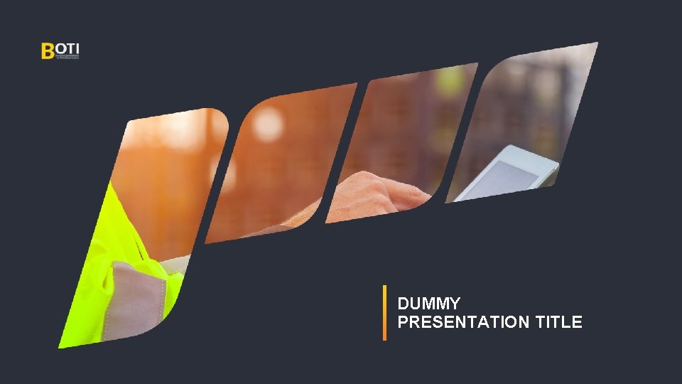 DUMMY PRESENTATION TITLE 1 