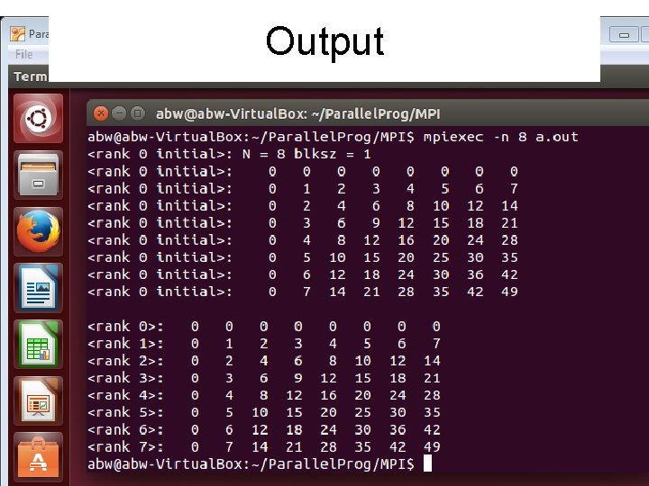 Output 2. 19 Output 2. 19