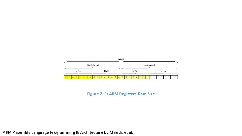 Figure 2 - 1: ARM Registers Data Size ARM Assembly Language Programming & Architecture Figure 2 - 1: ARM Registers Data Size ARM Assembly Language Programming & Architecture