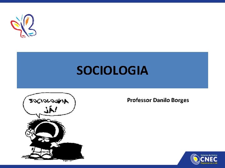 SOCIOLOGIA Professor Danilo Borges 