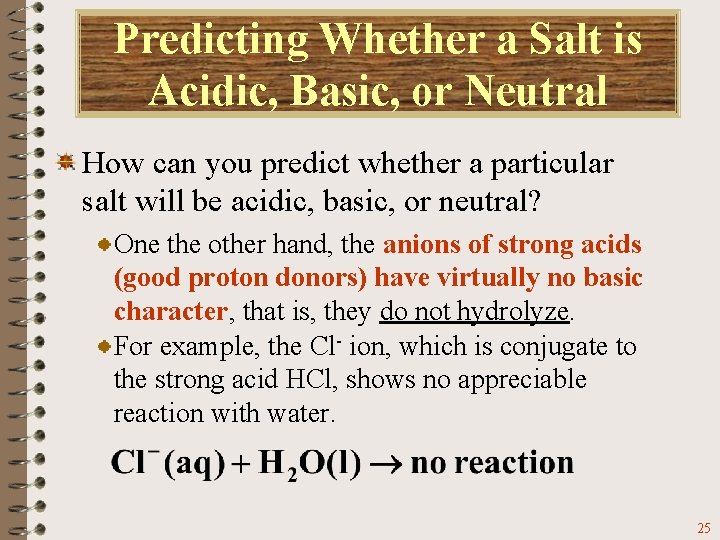 Predicting Whether a Salt is Acidic, Basic, or Neutral How can you predict whether