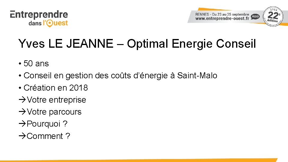 Yves LE JEANNE – Optimal Energie Conseil • 50 ans • Conseil en gestion