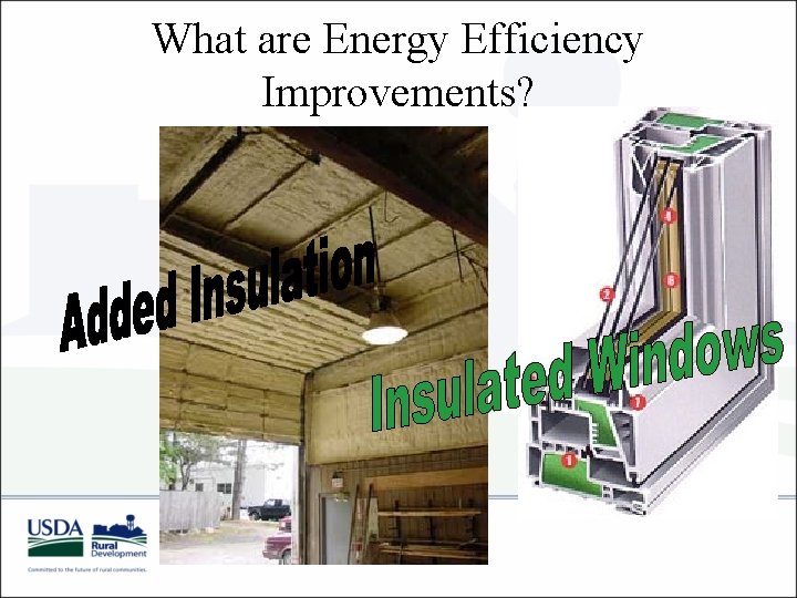 What are Energy Efficiency Improvements? 