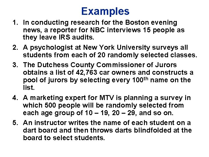 Examples 1. In conducting research for the Boston evening news, a reporter for NBC Examples 1. In conducting research for the Boston evening news, a reporter for NBC
