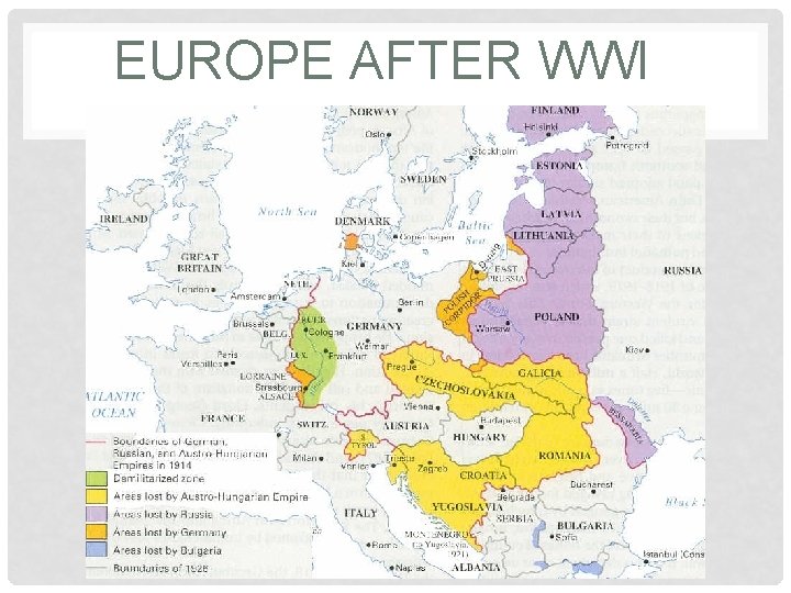 EUROPE AFTER WWI 