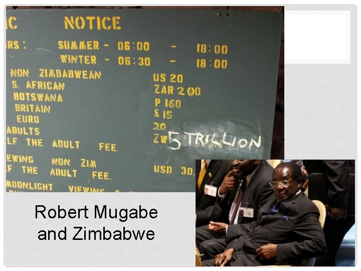 Robert Mugabe and Zimbabwe 