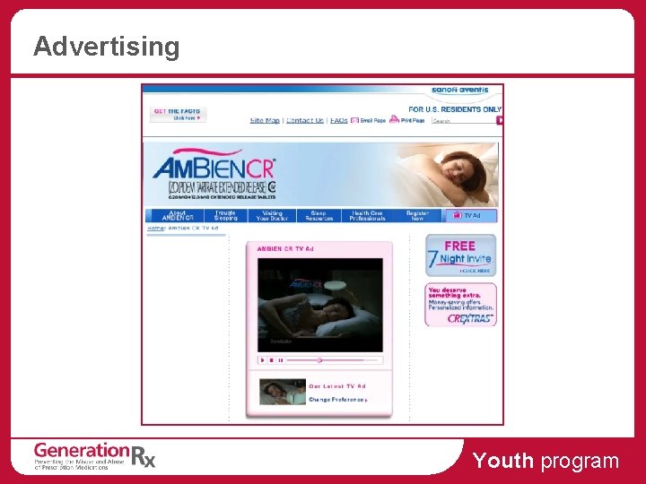 Advertising Youth program 