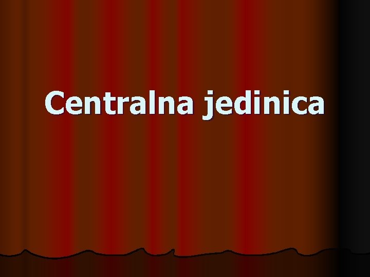 Centralna jedinica 