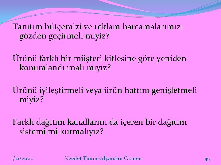 Tanıtım bütçemizi ve reklam harcamalarımızı gözden geçirmeli miyiz? Ürünü farklı bir müşteri kitlesine göre