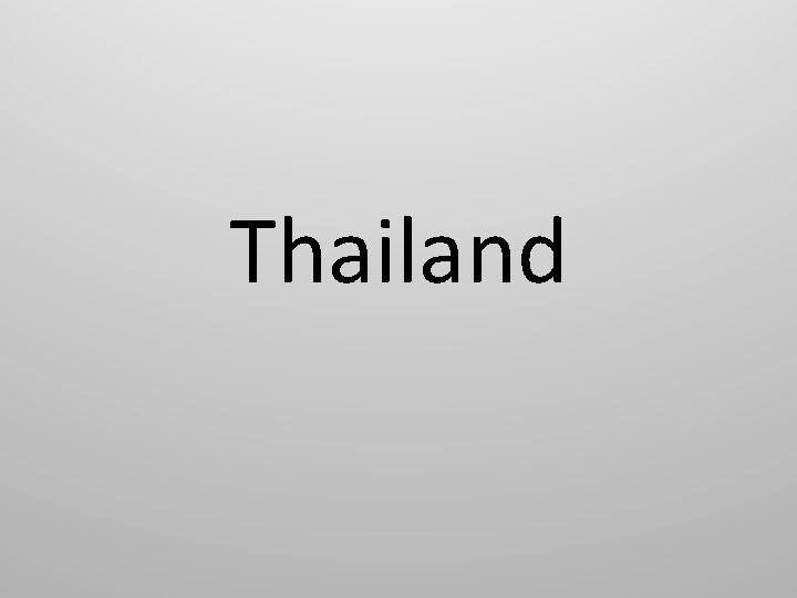 Thailand 