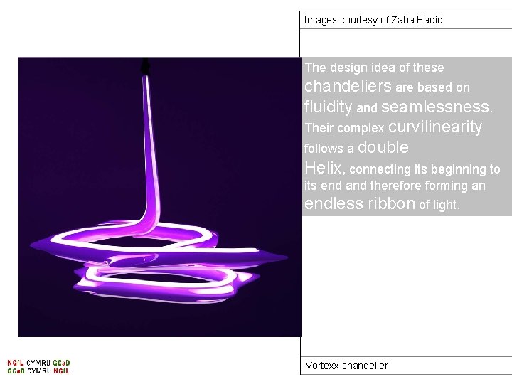 Images courtesy of Zaha Hadid The design idea of these chandeliers are based on