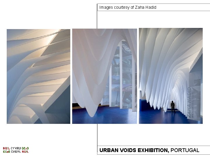 Images courtesy of Zaha Hadid URBAN VOIDS EXHIBITION, PORTUGAL 