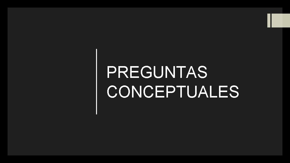 PREGUNTAS CONCEPTUALES 