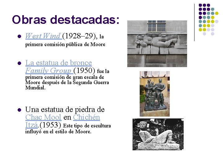 Obras destacadas: l West Wind (1928– 29), la primera comisión pública de Moore l Obras destacadas: l West Wind (1928– 29), la primera comisión pública de Moore l