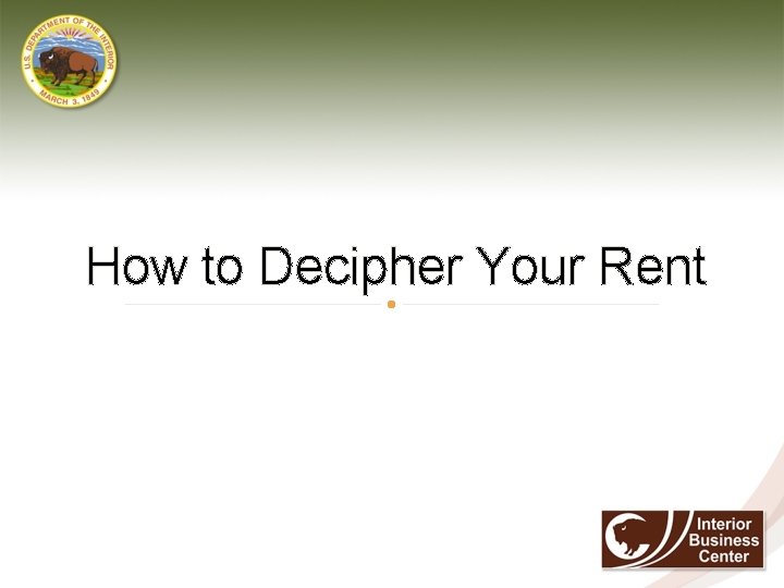 How to Decipher Your Rent 