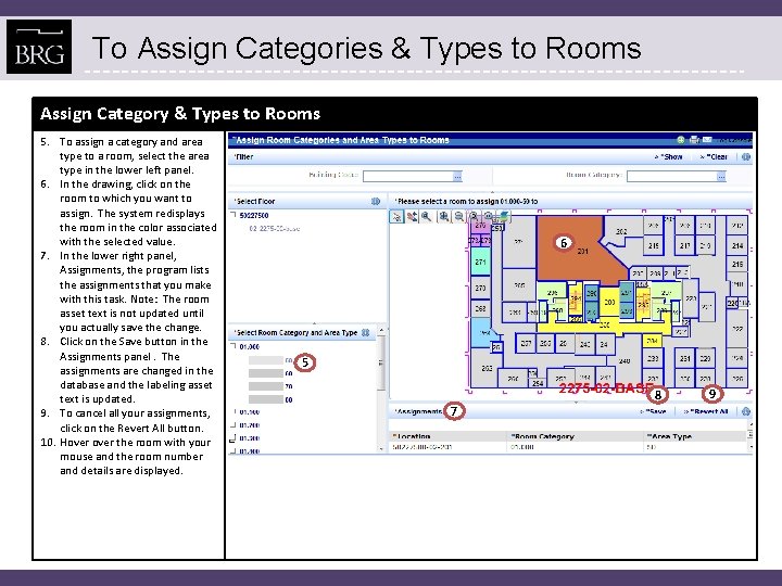 To Assign Categories & Types to Rooms Assign Category & Types to Rooms 5.
