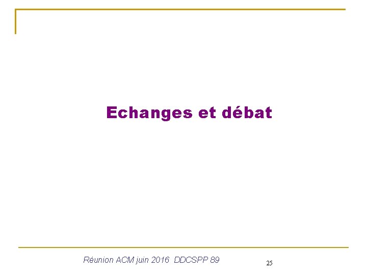 Echanges et débat Réunion ACM juin 2016 DDCSPP 89 25 