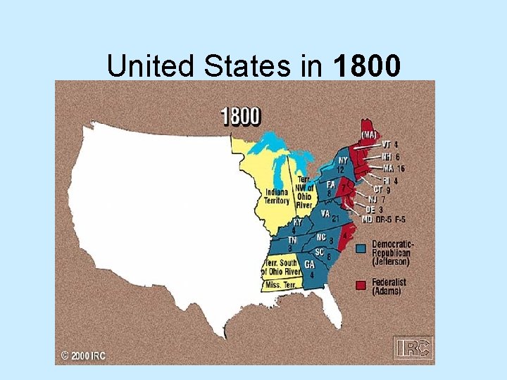 United States in 1800 