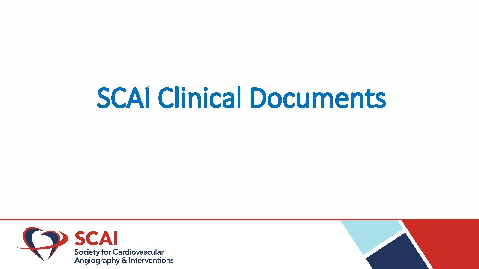 SCAI Clinical Documents 