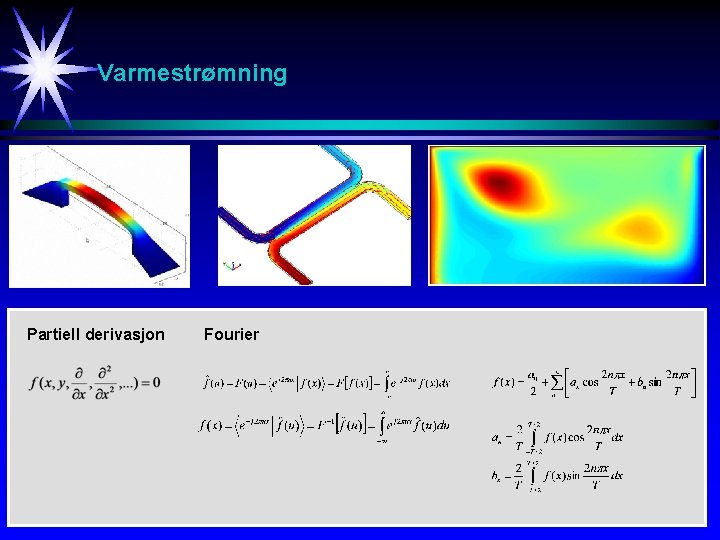 Varmestrømning Partiell derivasjon Fourier 