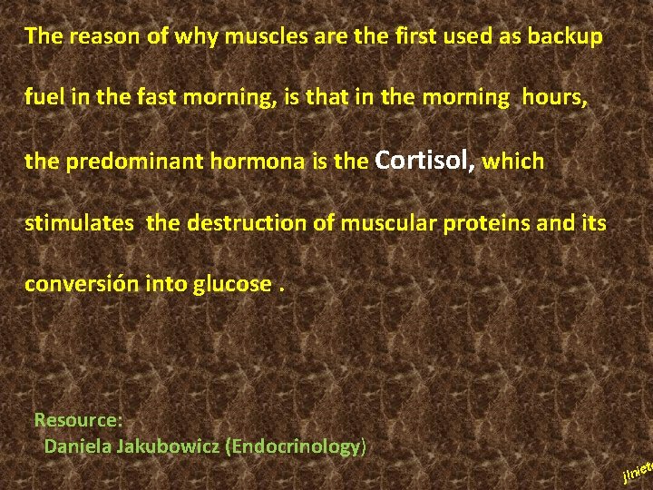The reason of why muscles are the first used as backup fuel in the