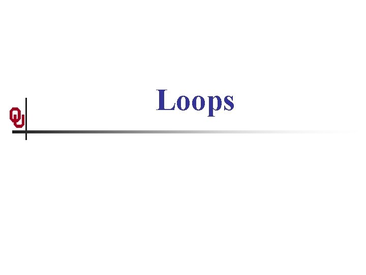 Loops 