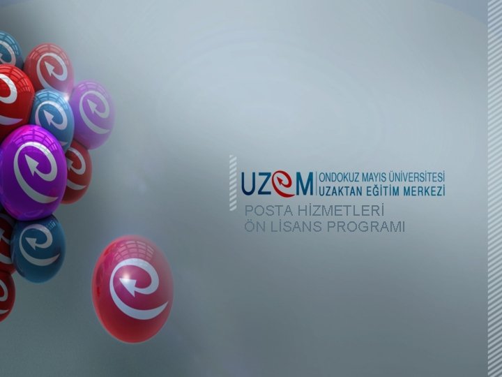 POSTA HİZMETLERİ ÖN LİSANS PROGRAMI 