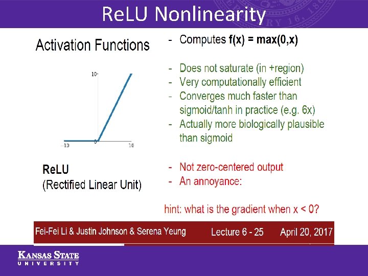 Re. LU Nonlinearity 