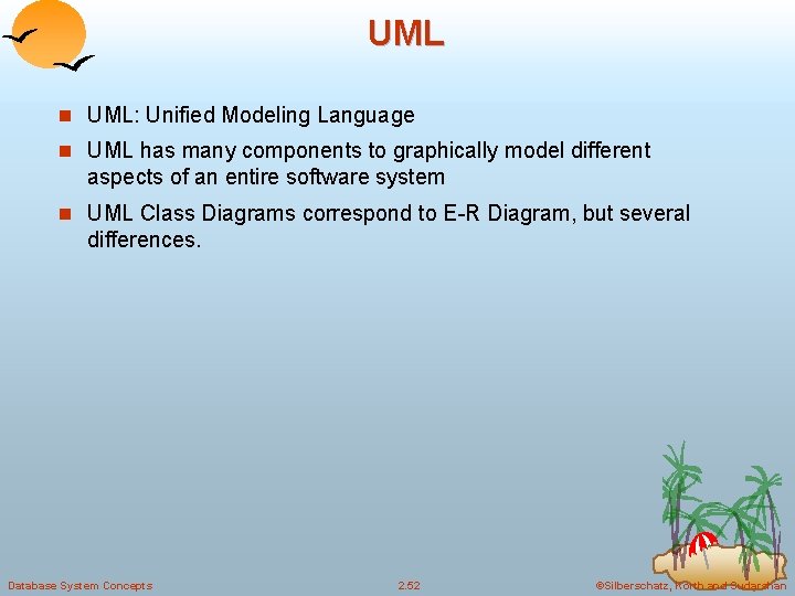 UML n UML: Unified Modeling Language n UML has many components to graphically model