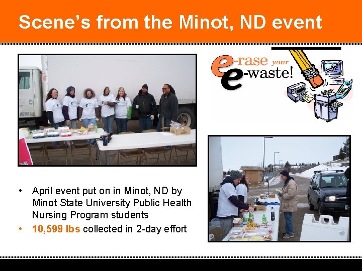 Scene’s from the Minot, ND event • April event put on in Minot, ND