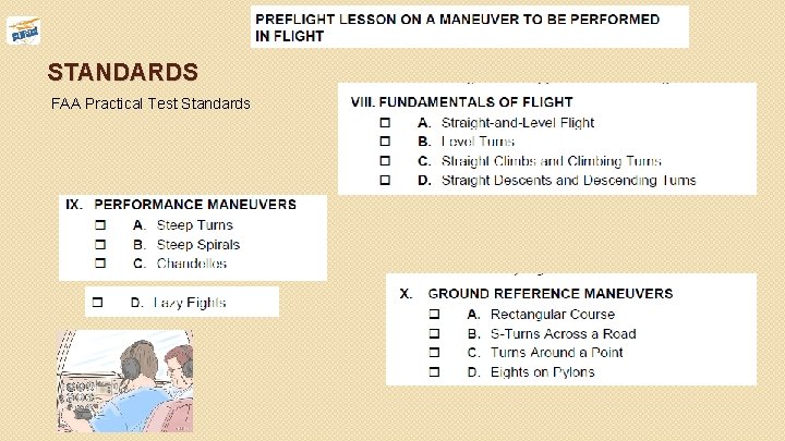 STANDARDS FAA Practical Test Standards 