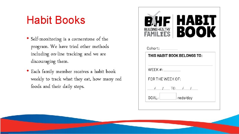 Habit Books • Self-monitoring is a cornerstone of the program. We have tried other
