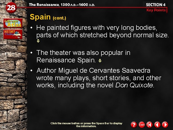 Spain (cont. ) • He painted figures with very long bodies, parts of which