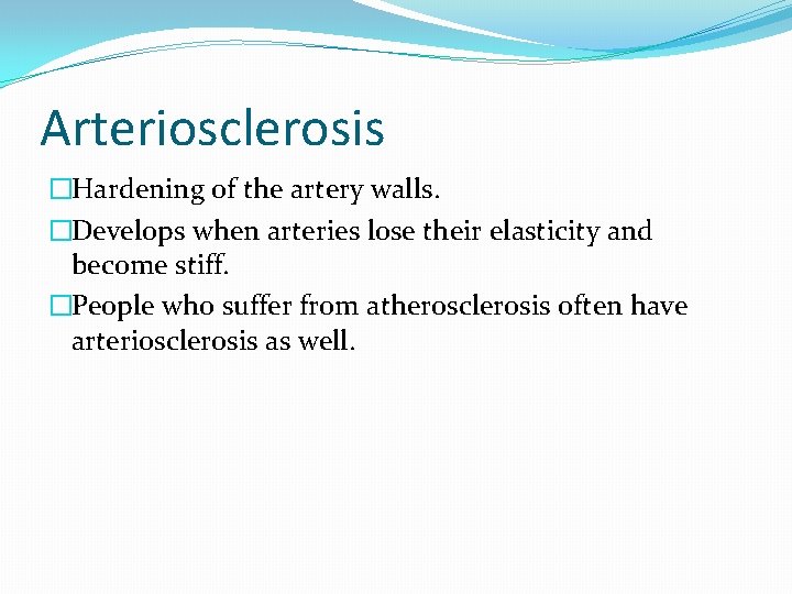 Chapter 23 Cardiovascular diseases Types of Cardiovascular diseases