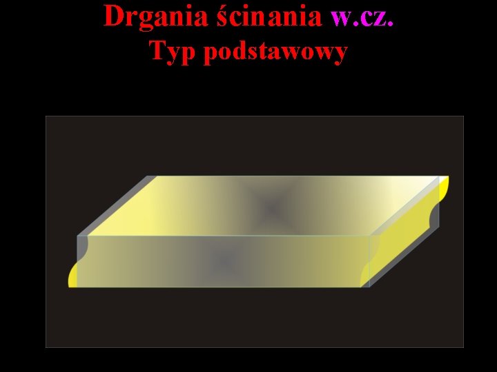 Drgania ścinania w. cz. Typ podstawowy 