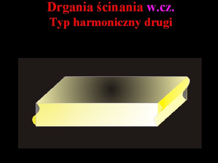 Drgania ścinania w. cz. Typ harmoniczny drugi 