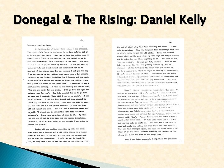 Donegal & The Rising: Daniel Kelly 