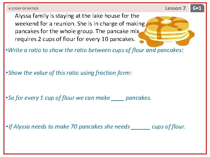 Alyssa family is staying at the lake house for the weekend for a reunion.